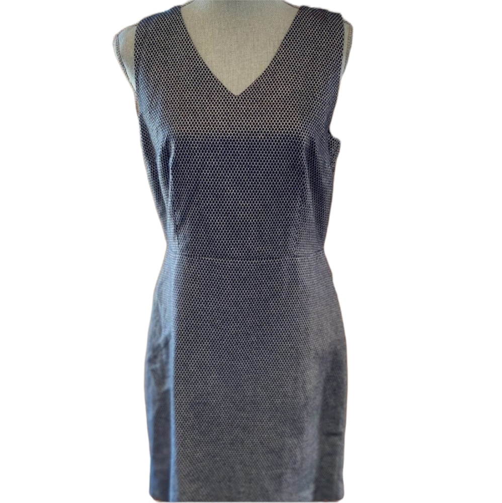 Banana Republic Sheath Dress with Metallic Thread Size 6